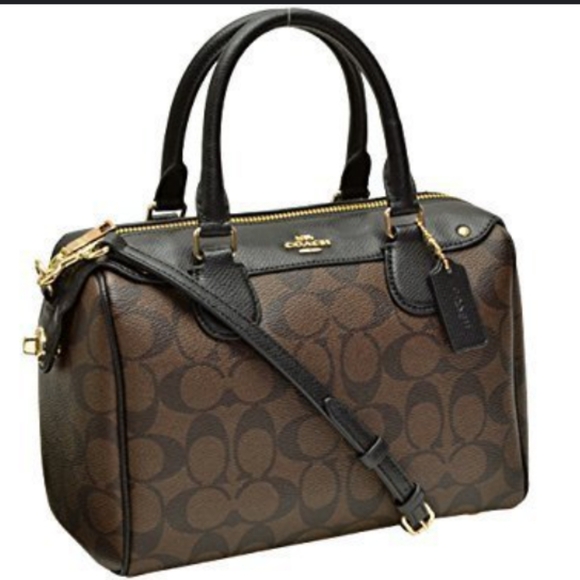 Coach Handbags - Coach Mini Bennett Monogram Crossbody Satchel